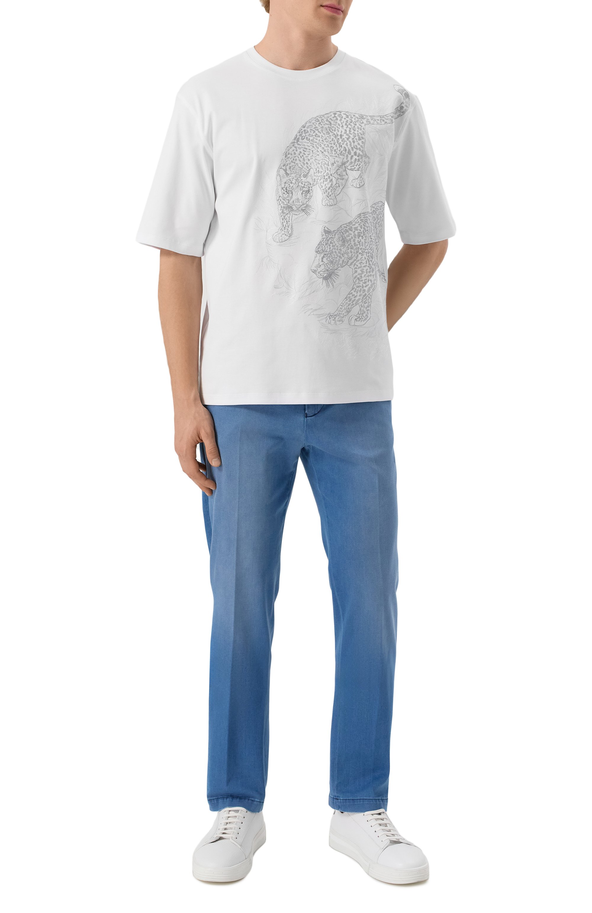 Хлопковая футболка STEFANO RICCI, арт. MNH5204430/LUXT, фото 2