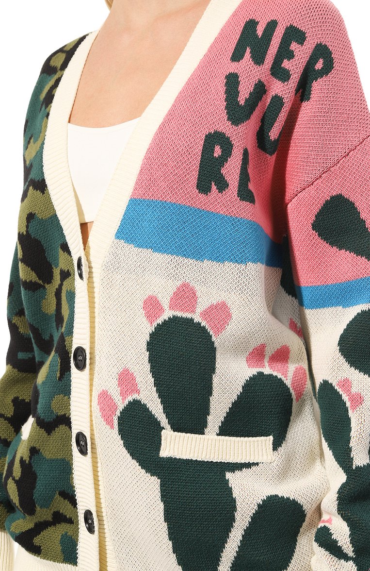 Кардиган из хлопка и шелка NERVURE, арт. 10061, фото 5