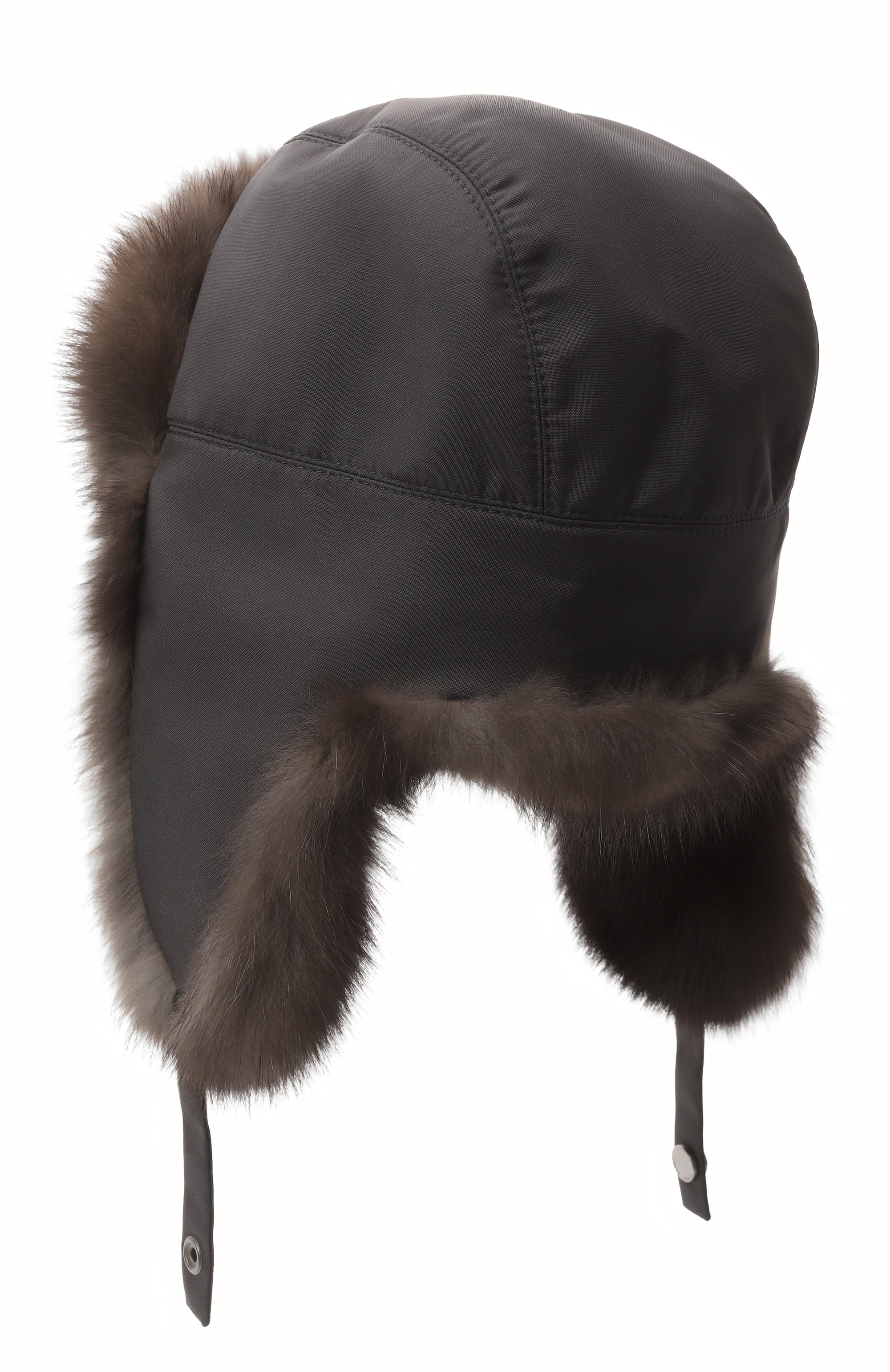 Шапка-ушанка antistorm с мехом соболя BLACK SABLE, арт. BS-MНASP-EB, фото 2