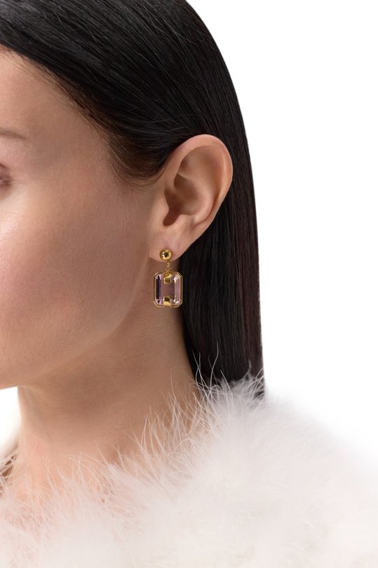 Серьги Crystalline Jewellery 380АА Розовый  380АА Фото 2