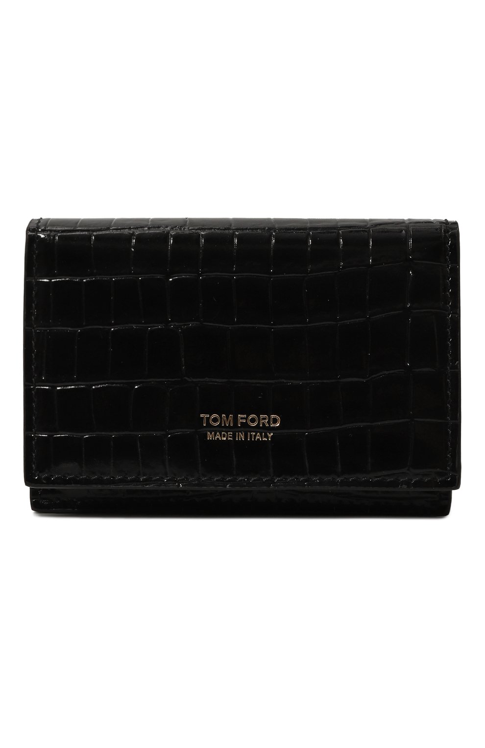 Кожаный футляр для кредитных карт TOM FORD черного цвета по цене 49950 руб., арт. Y0277/LCL239G, фото 1 Кожаный футляр для кредитных карт TOM FORD, арт. Y0277/LCL239G, фото 1