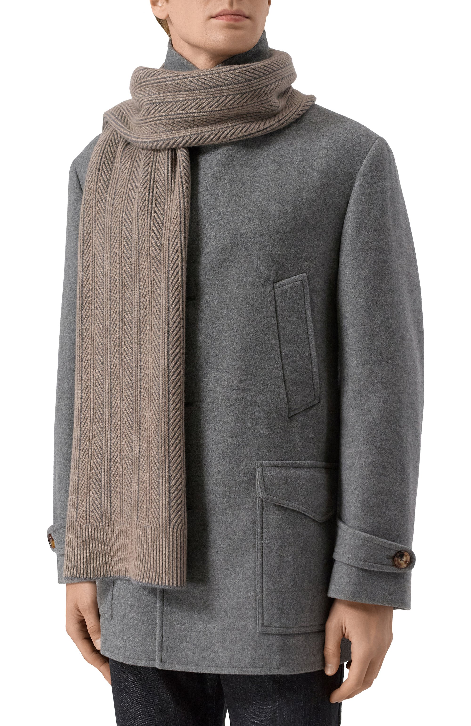 Кашемировый шарф COLOMBO, арт. SP00126/30X180/2-26KI-M, фото 3