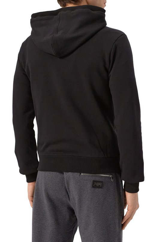 Хлопковая толстовка Dolce & Gabbana G9IF0T/G7JYX Чёрный  G9IF0T/G7JYX Фото 4