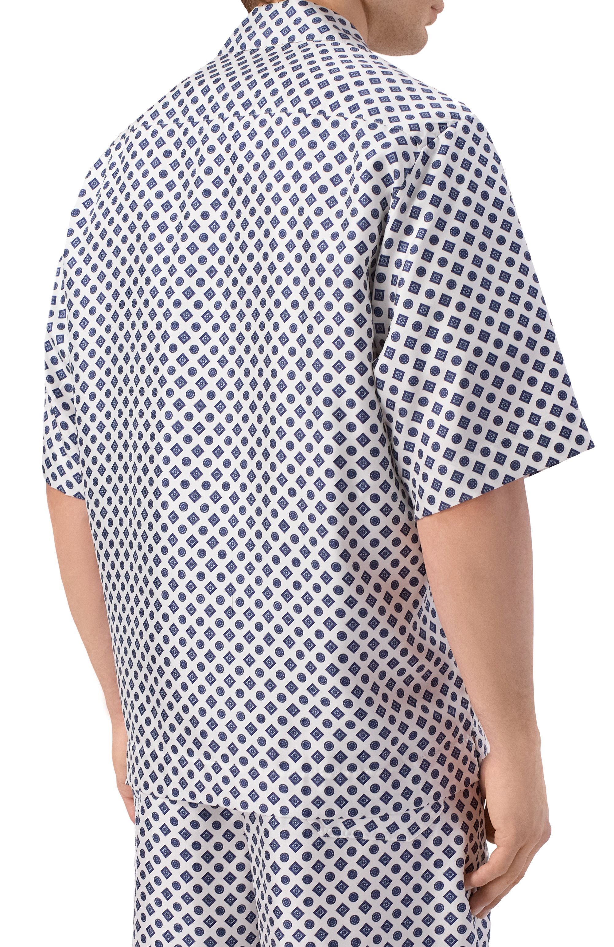 Шелковая рубашка KITON, арт. UMC028H09721, фото 4