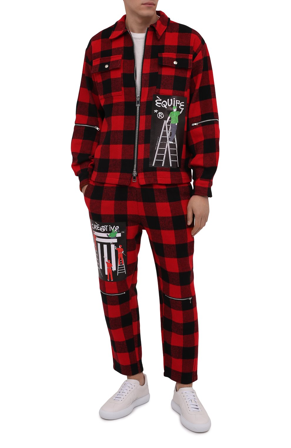 Куртка DIEGO VENTURINO красного цвета по цене 29700 руб., арт. FW21-DV CMC FZ-REDECF, фото 2 Куртка DIEGO VENTURINO, арт. FW21-DV CMC FZ-REDECF, фото 2