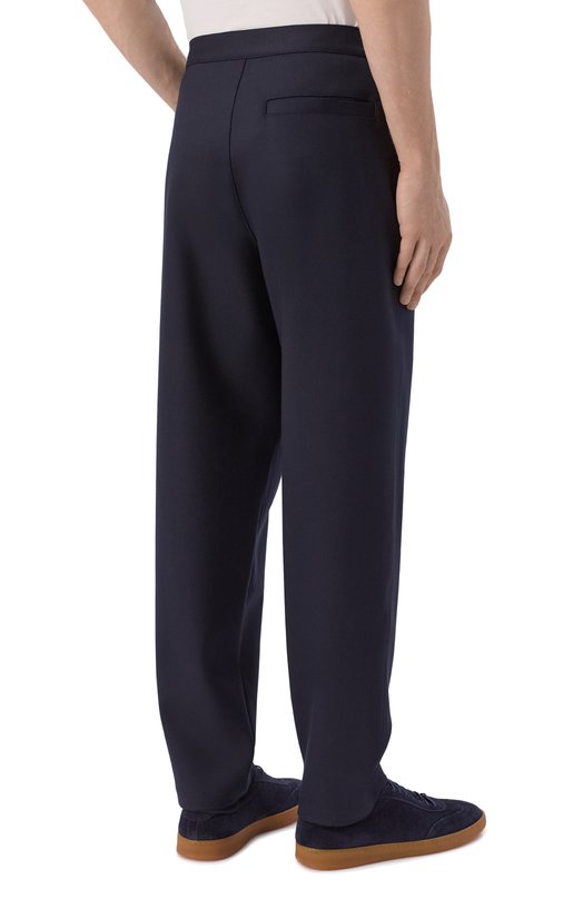 Шерстяные брюки Loro Piana FAP0598 Синий  FAP0598 Фото 4