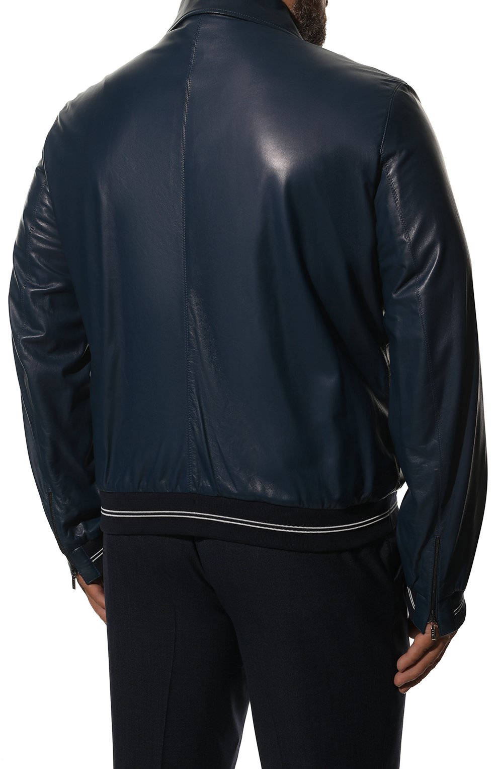 Кожаный бомбер ZILLI, арт. MAT-FAX00-01005/1001/62-64, фото 4