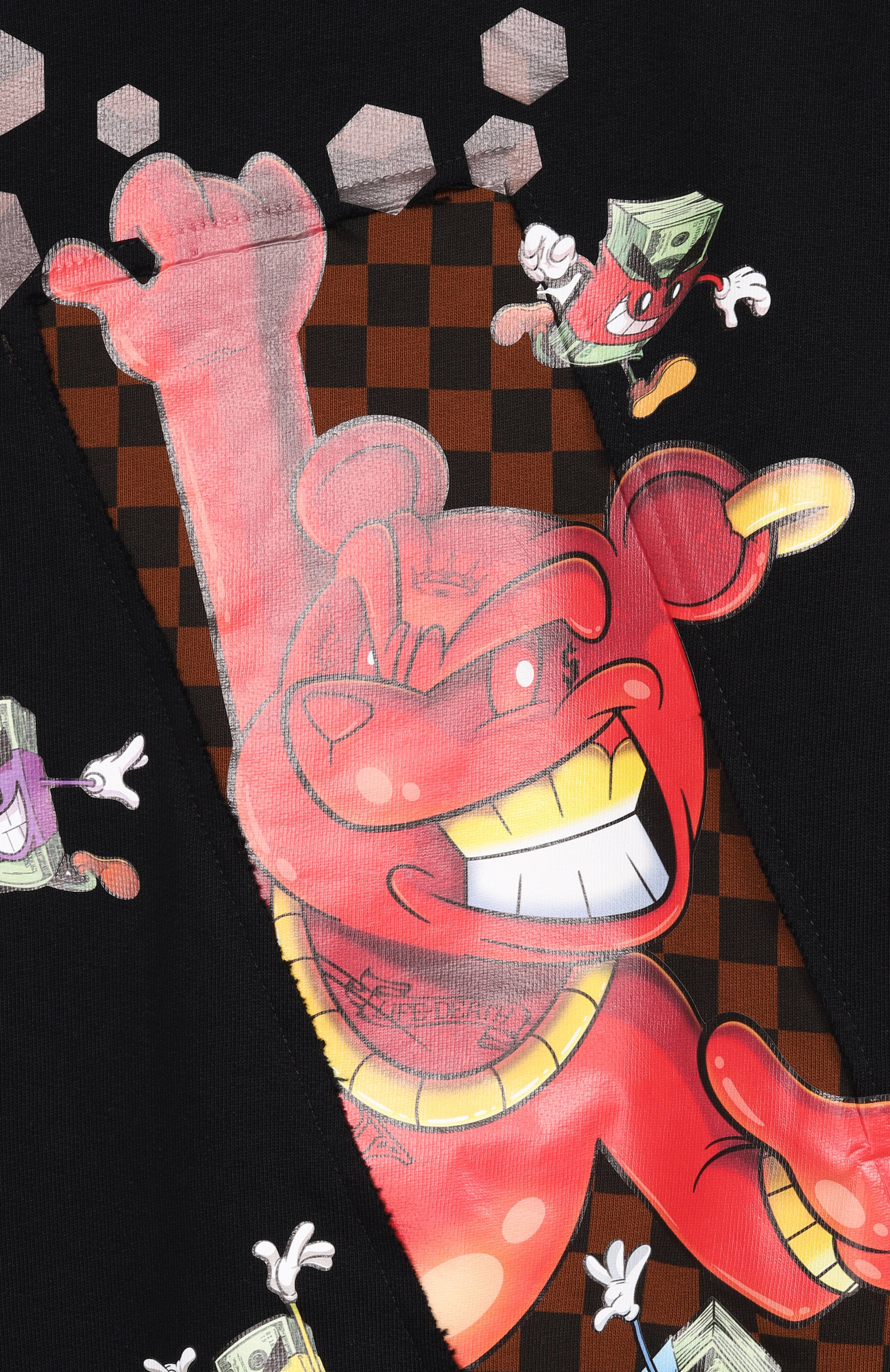 Хлопковый свитшот SPRAYGROUND, арт. SPY1425EBLK, фото 3