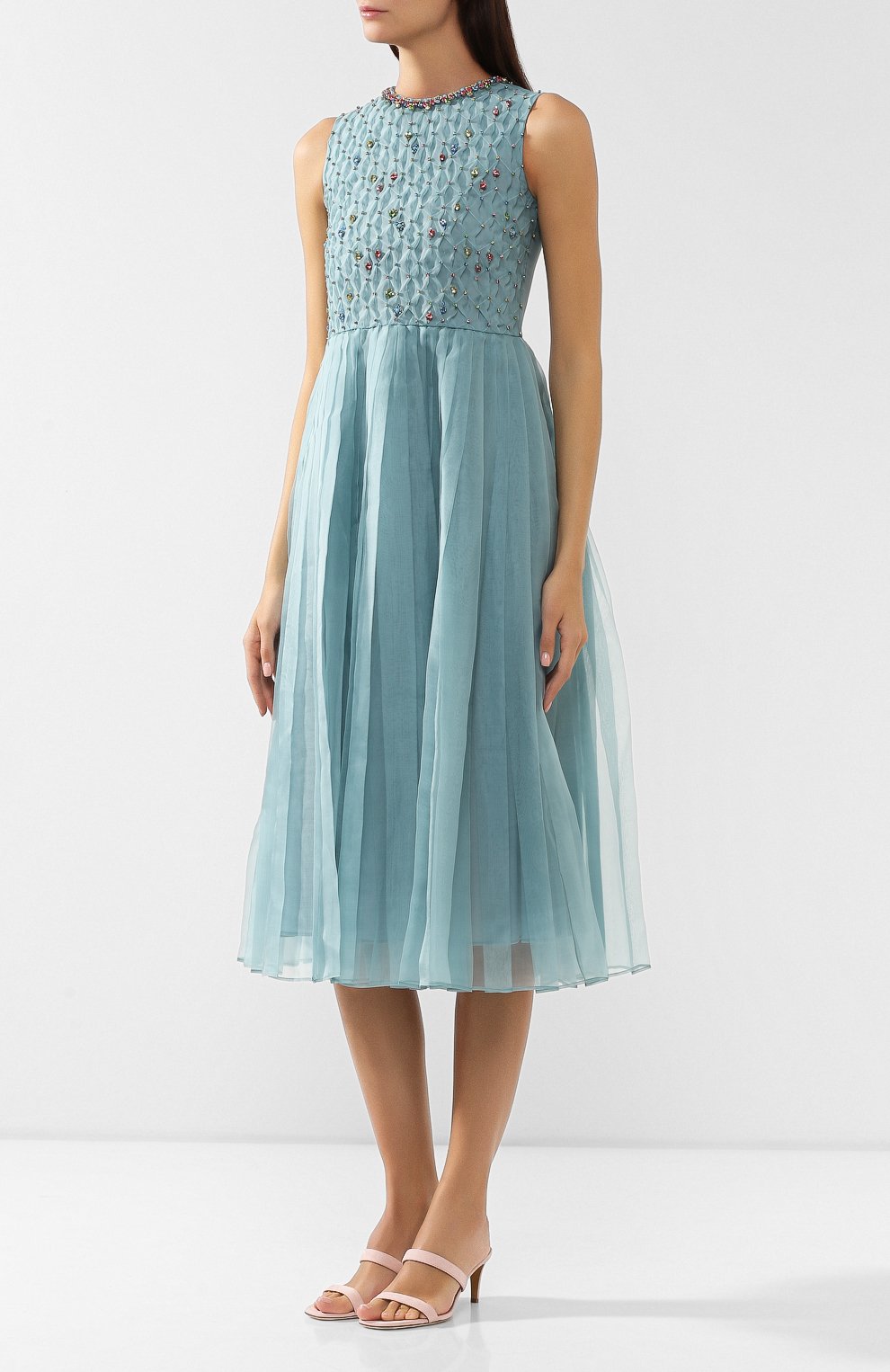 Шелковое платье REDVALENTINO, арт. SR3VA03F/4CA, фото 3