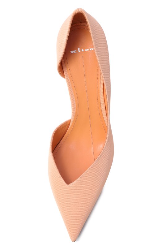 Текстильные туфли Kiton D58820K0905H03 Оранжевый  D58820K0905H03 Фото 6