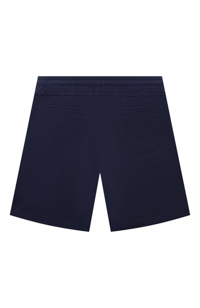 Хлопковые шорты BRUNELLO CUCINELLI темно-синего цвета по цене 31300 руб., арт. BE854E387B, фото 2 Хлопковые шорты BRUNELLO CUCINELLI, арт. BE854E387B, фото 2