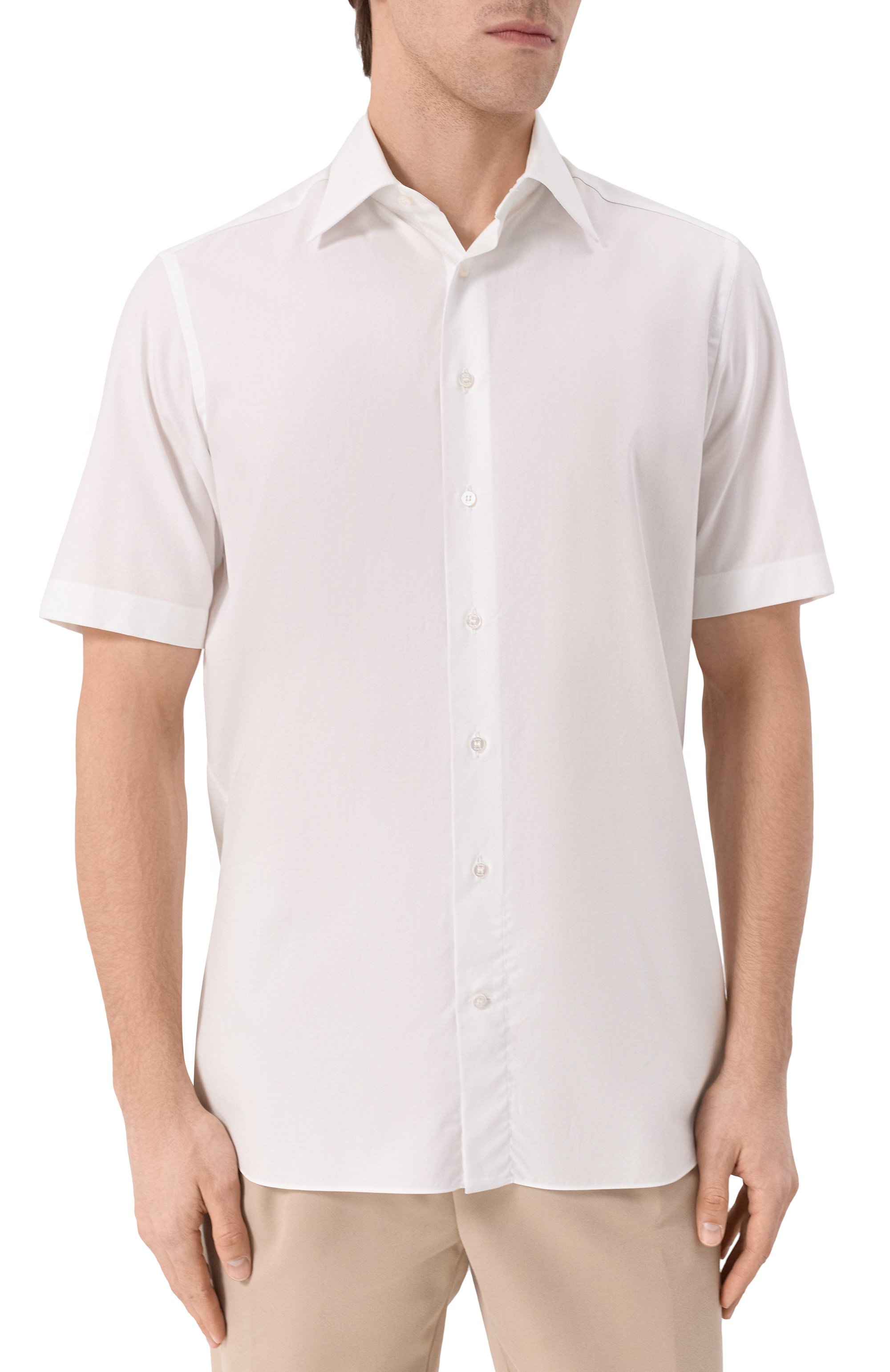 Хлопковая рубашка ZILLI, арт. CLAAM1M010013116U, фото 3