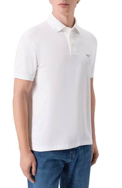 Хлопковое поло EMPORIO ARMANI, арт. EM005358/AF10497, фото 3