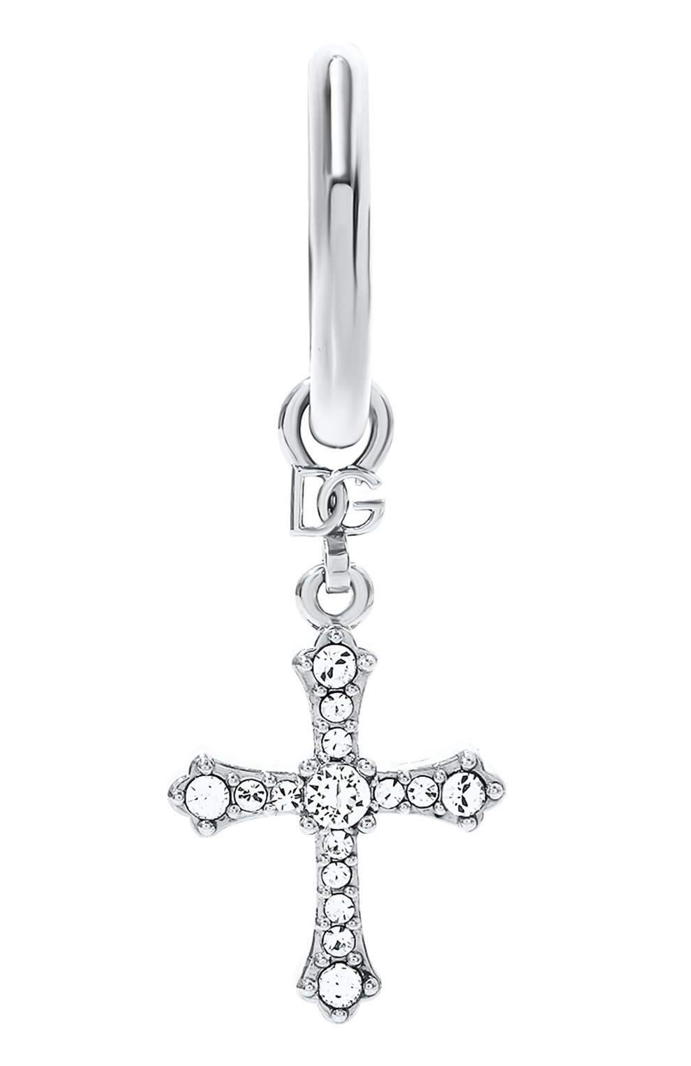 Моносерьга DOLCE & GABBANA серебряного цвета по цене 22600 руб., арт. WEQ1D7 W1111, фото 1 Моносерьга DOLCE & GABBANA, арт. WEQ1D7 W1111, фото 1