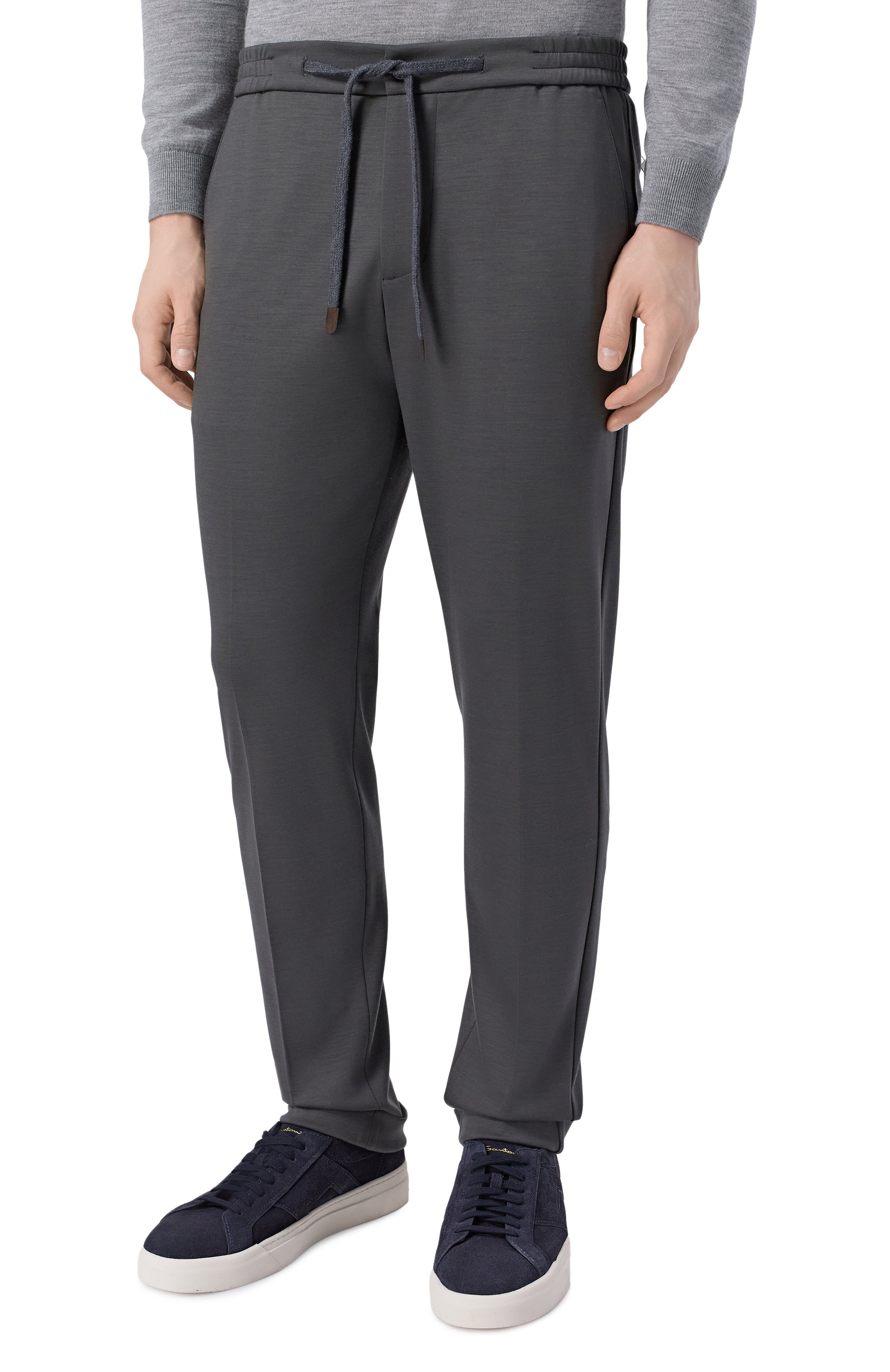 Шерстяные брюки MARCO PESCAROLO темно-зеленого цвета по цене 94500 руб., арт. CARACCI0L0/53Y19_001, фото 3 Шерстяные брюки MARCO PESCAROLO, арт. CARACCI0L0/53Y19_001, фото 3