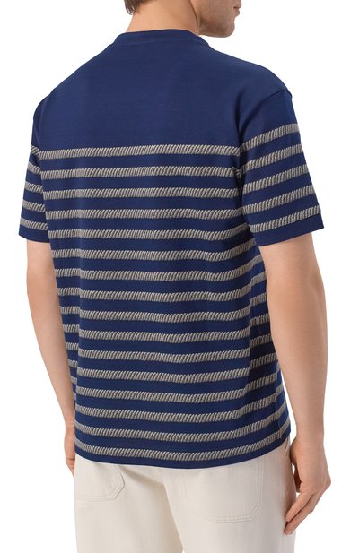 Футболка из хлопка и вискозы GIORGIO ARMANI, арт. GM003039/TE19976, фото 4