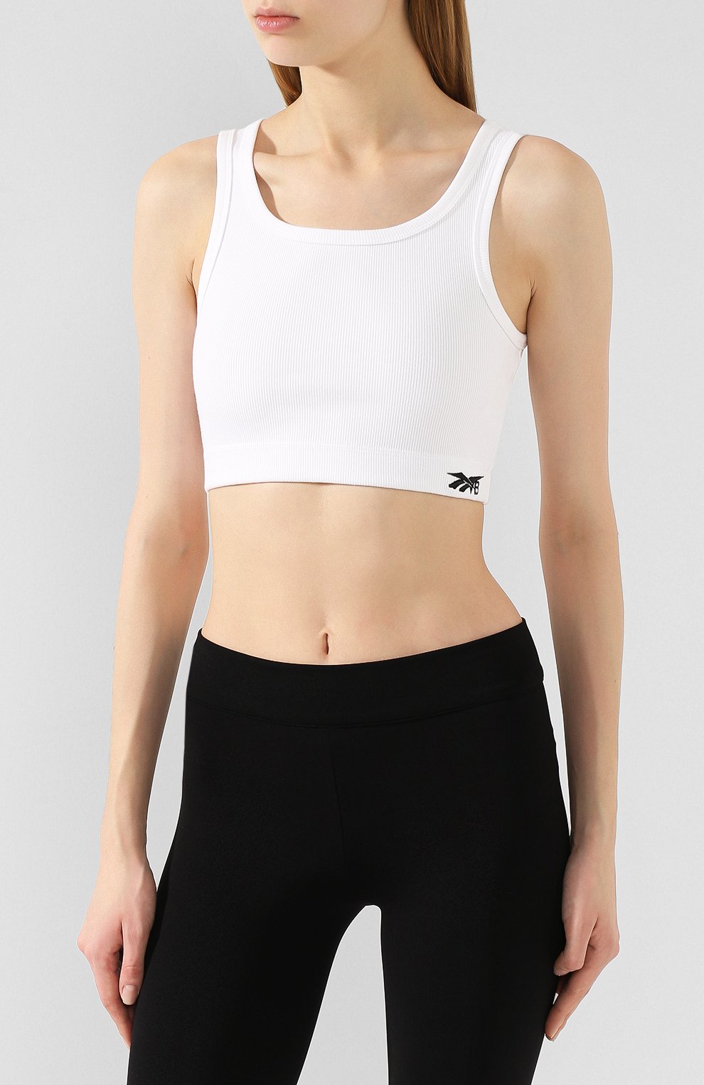 Хлопковый топ reebok x victoria beckham REEBOK белого цвета по цене 5495 руб., арт. FI9394, фото 3 Хлопковый топ reebok x victoria beckham REEBOK, арт. FI9394, фото 3