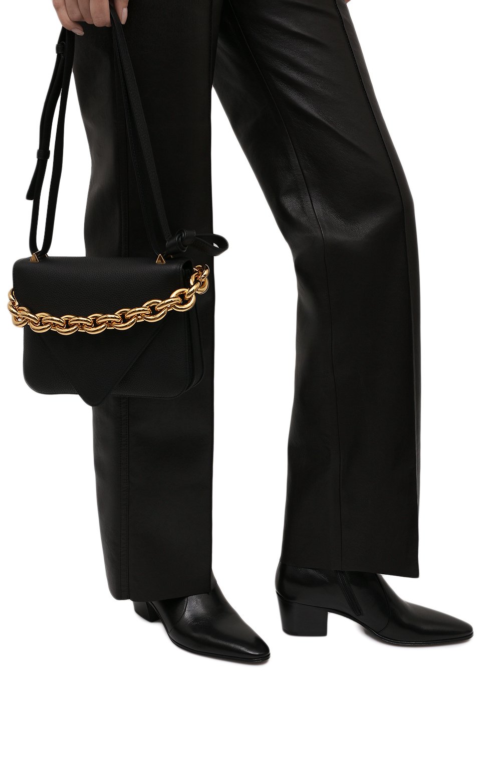 Кожаные казаки vassili 60 SAINT LAURENT, арт. 669177/25N00, фото 3