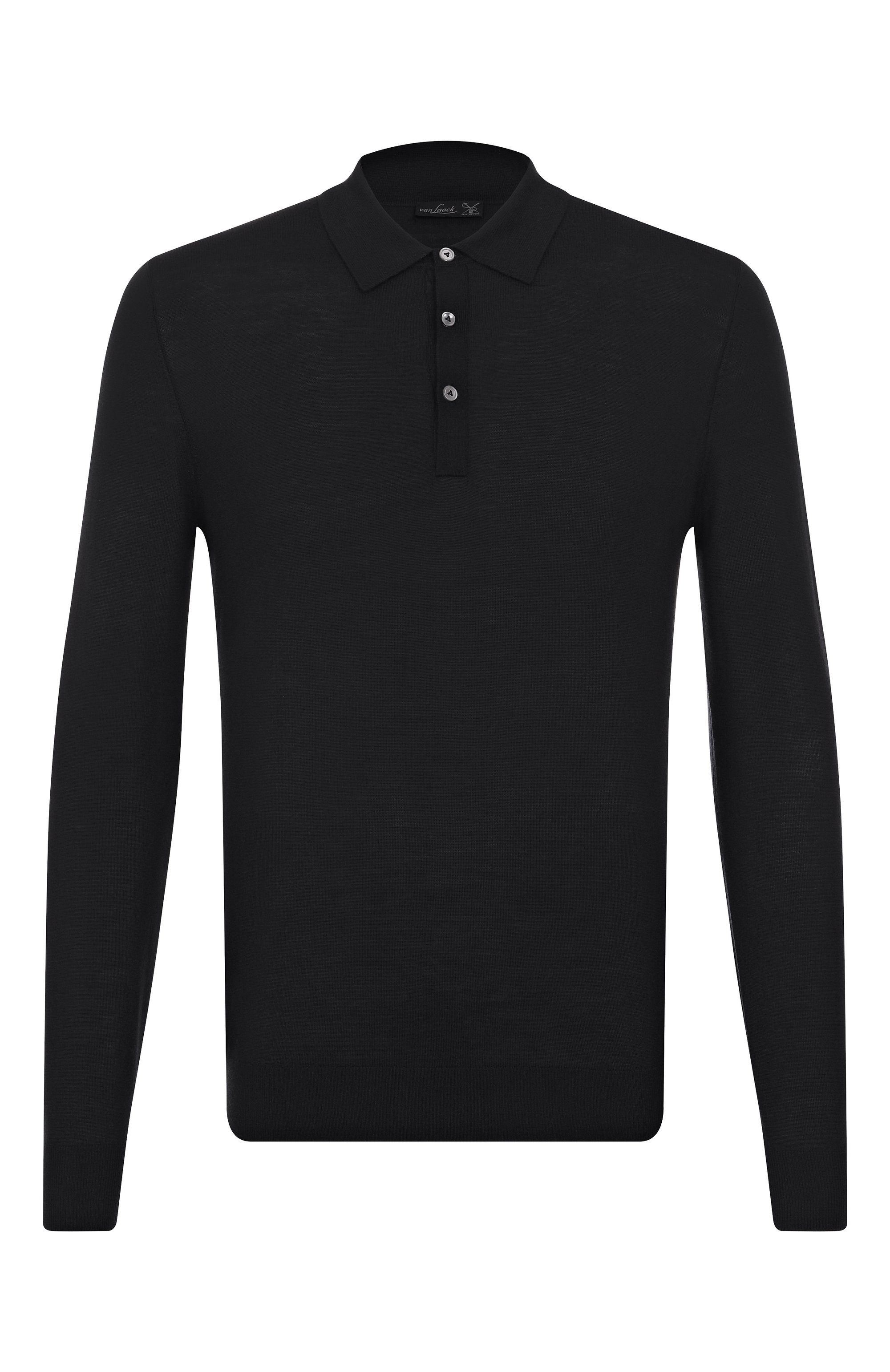 Шерстяное поло VAN LAACK черного цвета по цене 28600 руб., арт. VL-SABRI-XX/S00173, фото 1 Шерстяное поло VAN LAACK, арт. VL-SABRI-XX/S00173, фото 1