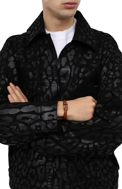 Кожаный браслет VALENTINO, арт. XY2J0M67UQC, фото 2