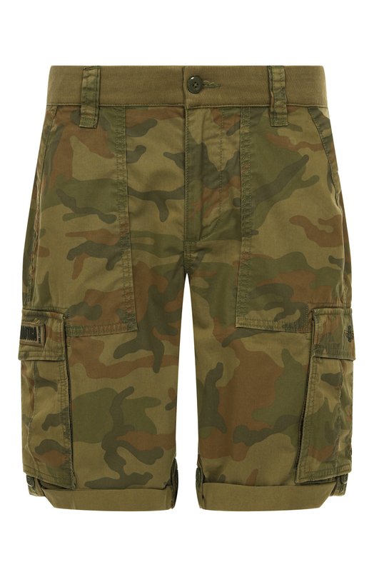 Хлопковые шорты Aeronautica Militare 251BE250CT3502 Хаки 251BE250CT3502