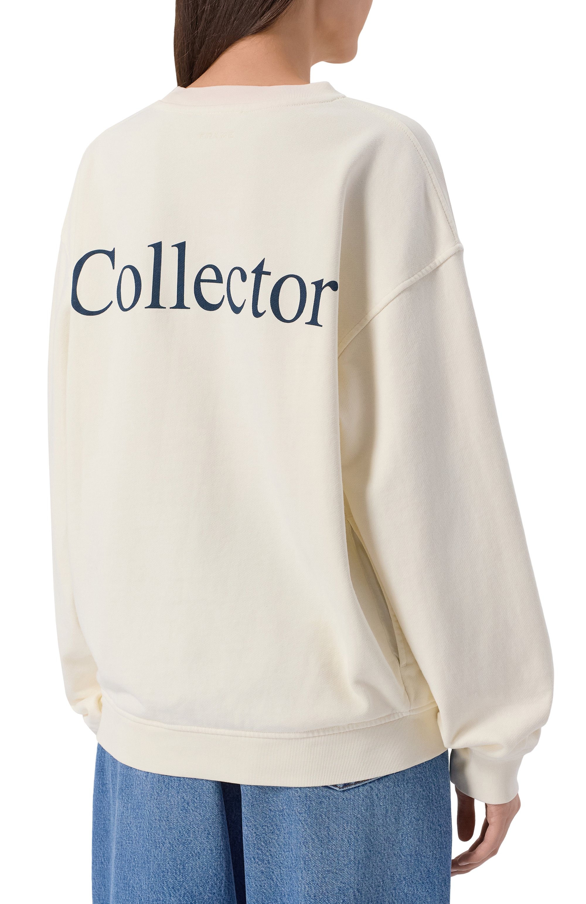 Хлопковый свитшот frame x sotheby's FRAME DENIM, арт. ME25JSS002, фото 4