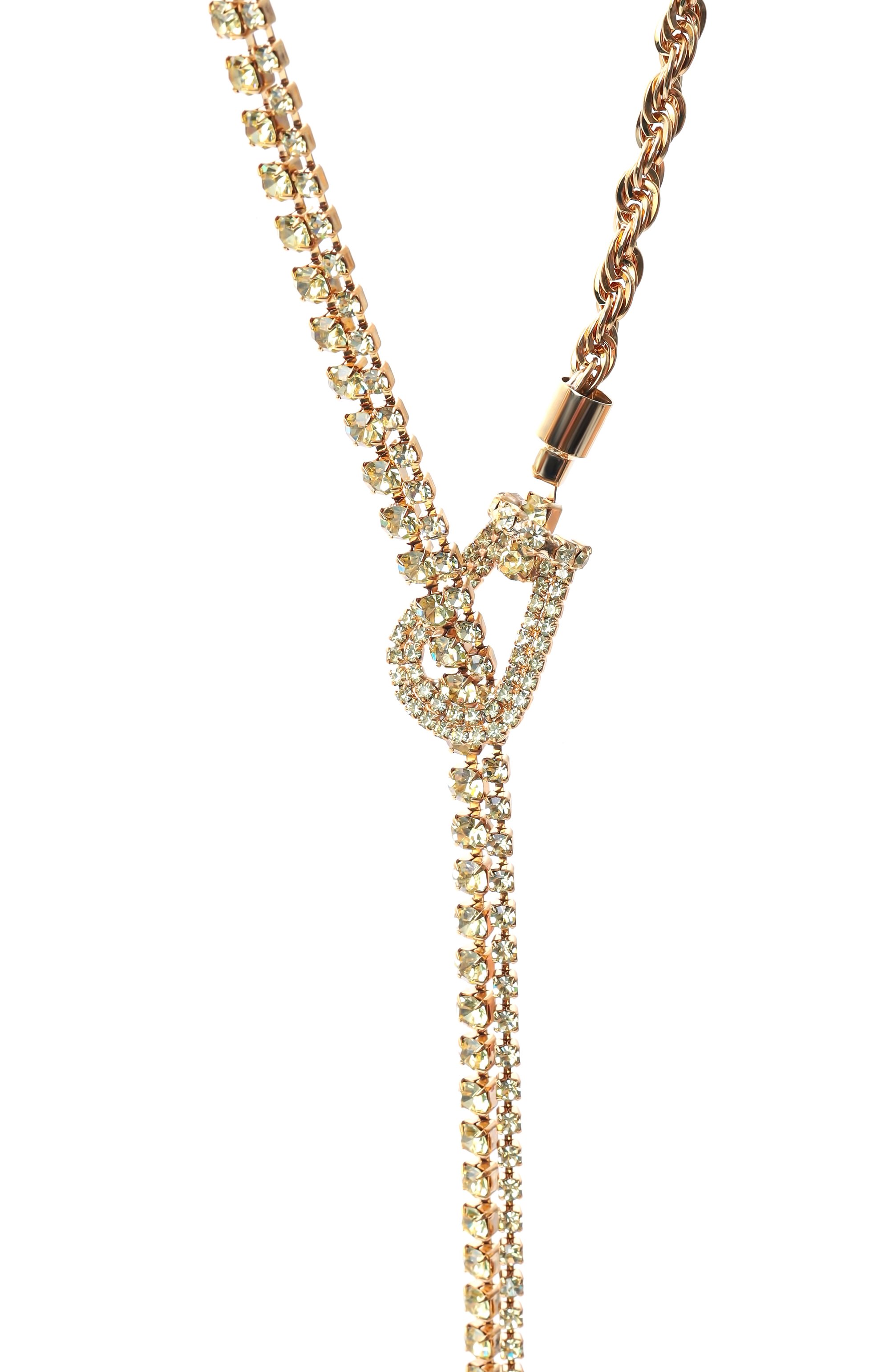 Колье CRYSTALLINE JEWELLERY желтого цвета по цене 15840 руб., арт. 587X, фото 3 Колье CRYSTALLINE JEWELLERY, арт. 587X, фото 3