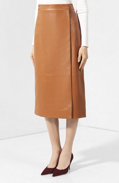 Кожаная юбка LORO PIANA, арт. FAI8604, фото 3