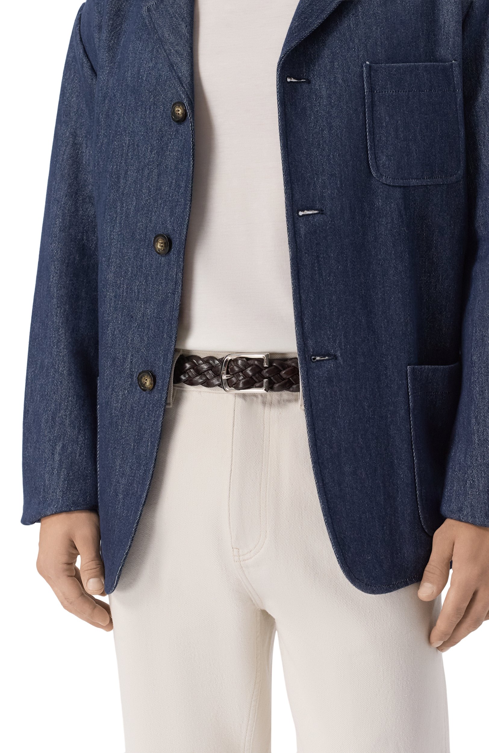Кожаный ремень CORNELIANI темно-коричневого цвета по цене 66500 руб., арт. 28V306/2A20806, фото 2 Кожаный ремень CORNELIANI, арт. 28V306/2A20806, фото 2