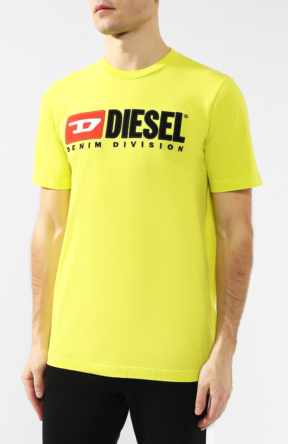 Хлопковая футболка  DIESEL, арт. 00SH0I/0CATJ, фото 3