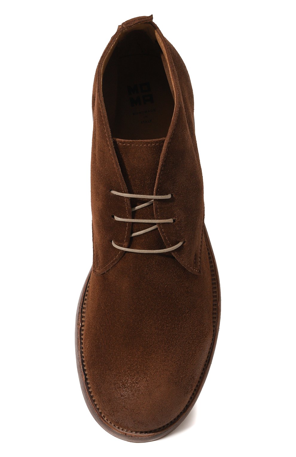 Замшевые ботинки MOMA коричневого цвета по цене 47300 руб., арт. 2BS445-K0B, фото 6 Замшевые ботинки MOMA, арт. 2BS445-K0B, фото 6