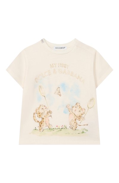 Хлопковая футболка DOLCE & GABBANA, арт. L1JTEY/G7P8K