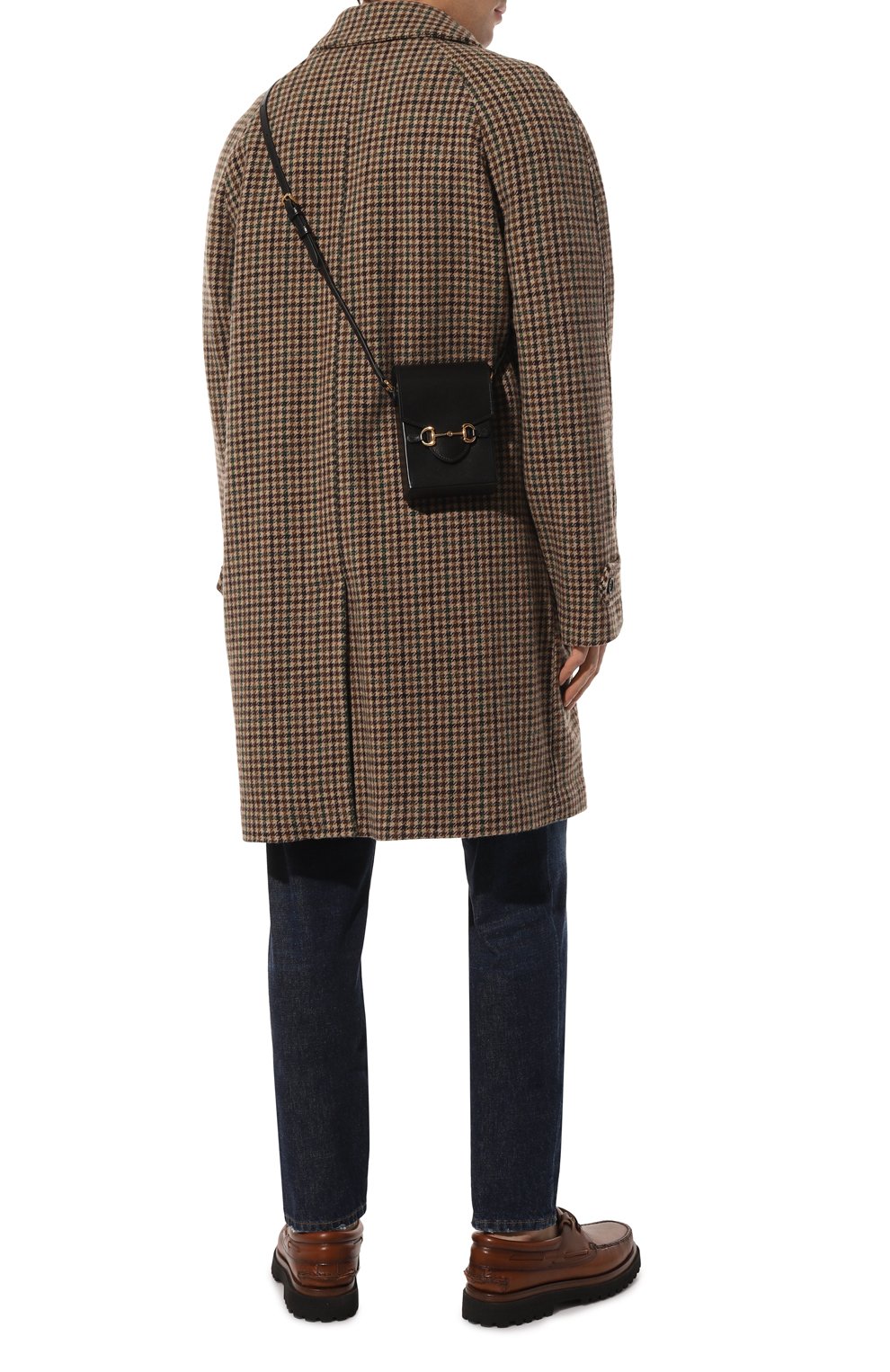 Кожаная сумка gucci horsebit 1955 GUCCI, арт. 625615 0YK0G, фото 8