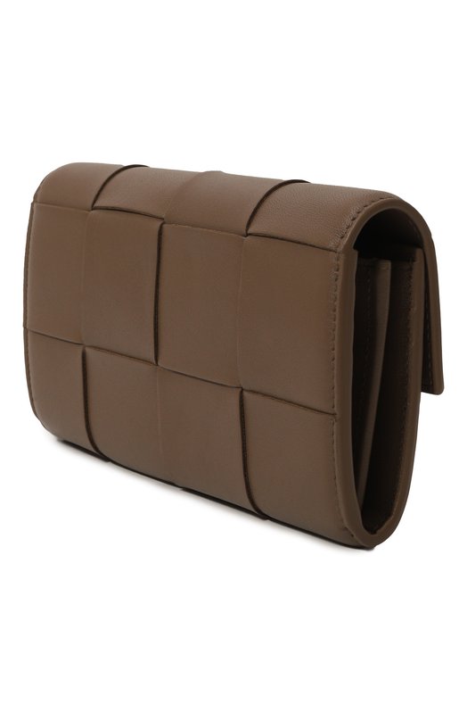 Кожаный кошелек Bottega Veneta 742694/VCQC4 Коричневый  742694/VCQC4 Фото 2