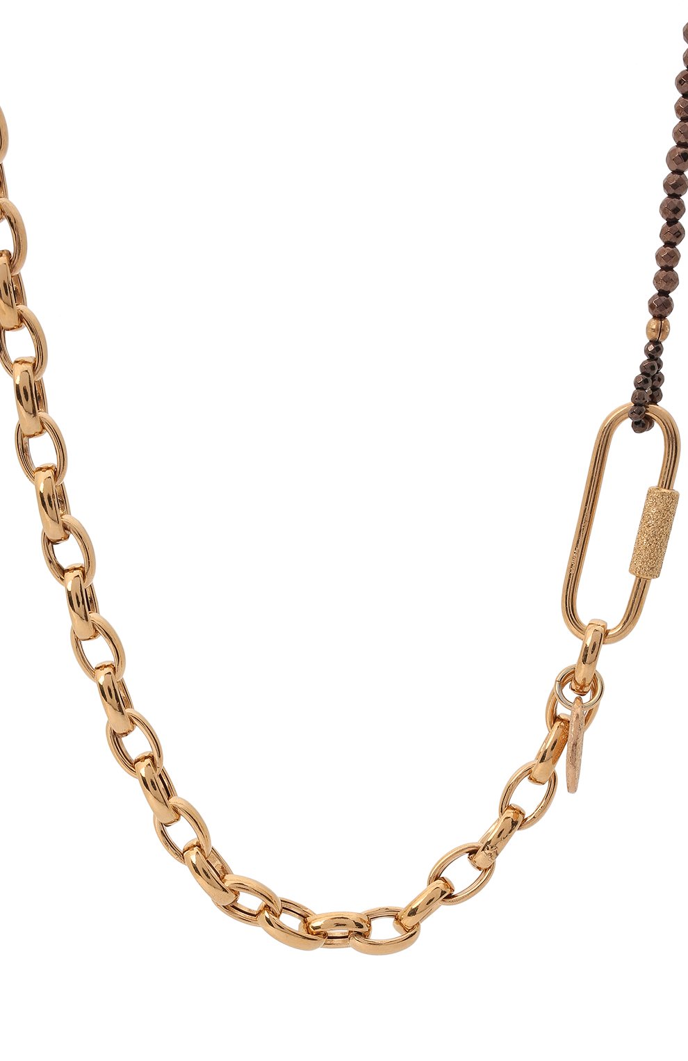 Колье BRUNELLO CUCINELLI золотого цвета по цене 140500 руб., арт. MC0W9LB61/M, фото 3 Колье BRUNELLO CUCINELLI, арт. MC0W9LB61/M, фото 3