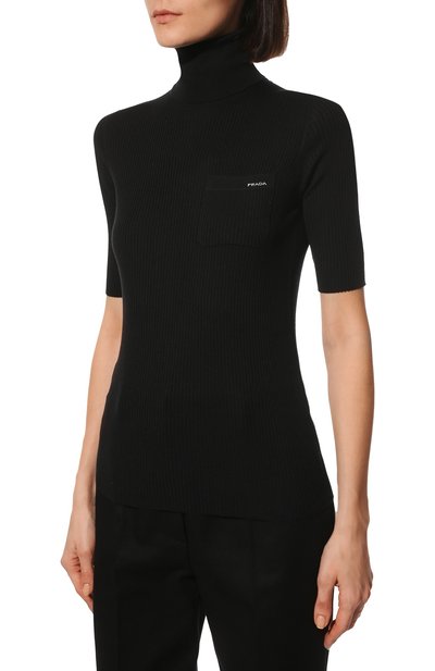 Пуловер из шерсти и шелка PRADA, арт. P26380-1XA3-F0002-202, фото 3