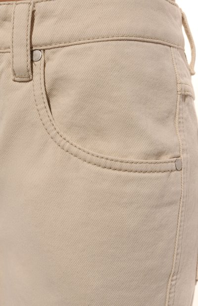Джинсы BRUNELLO CUCINELLI бежевого цвета по цене 99500 руб., арт. MB030P5847, фото 5 Джинсы BRUNELLO CUCINELLI, арт. MB030P5847, фото 5