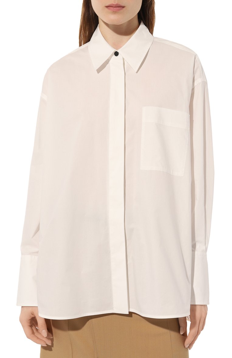 Хлопковая рубашка TRUSSARDI, арт. 56C00594-1T006183, фото 3