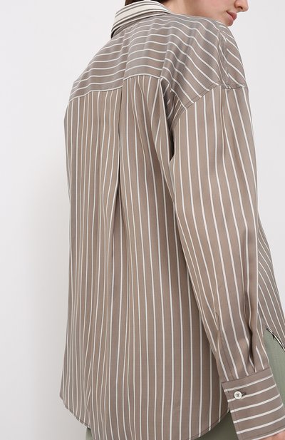 Шелковая рубашка BRUNELLO CUCINELLI, арт. MP741NA506, фото 4