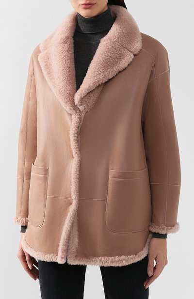 Дубленка из овчины с отложным воротником BRUNELLO CUCINELLI, арт. MPBRG8580, фото 3