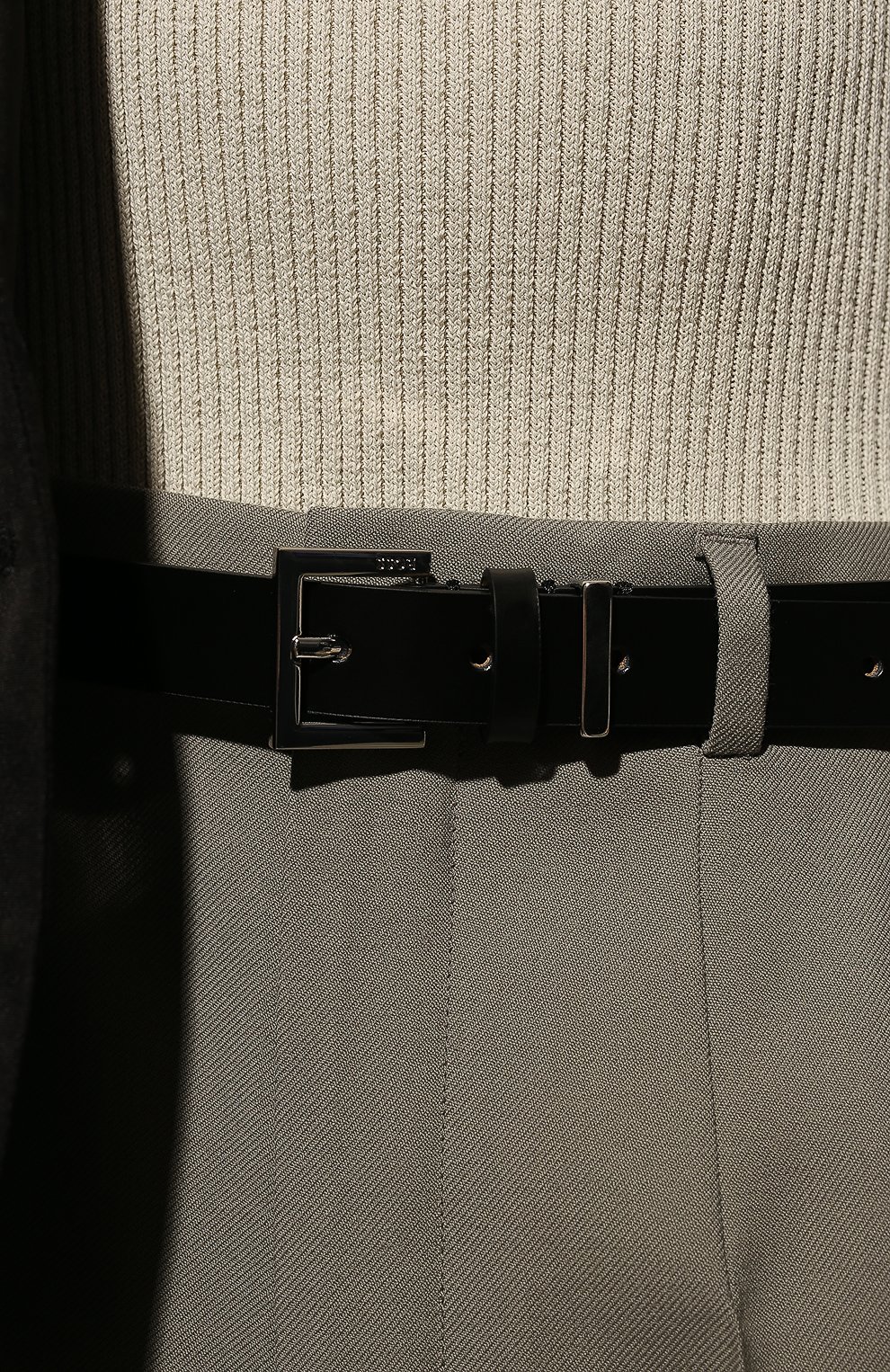 Кожаный ремень BOSS черного цвета по цене 15350 руб., арт. 50470623, фото 2 Кожаный ремень BOSS, арт. 50470623, фото 2