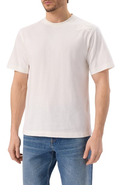 Хлопковая футболка BURBERRY, арт. 8107460, фото 3