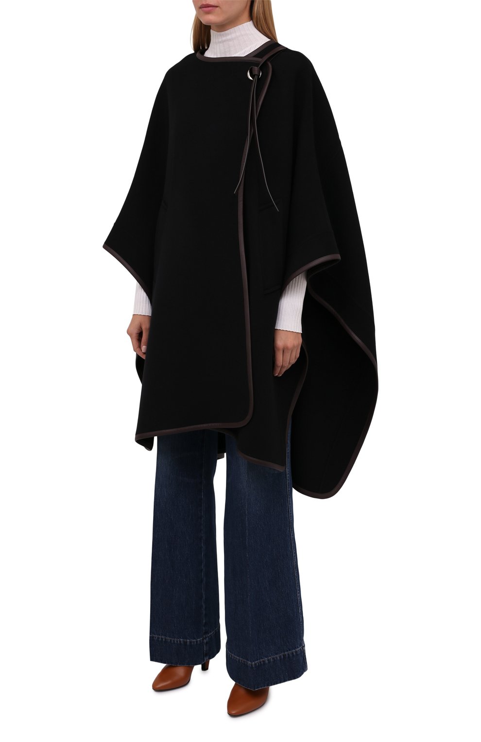 Накидка из шерсти и кашемира CHLOÉ, арт. CHC21AMA09071, фото 3