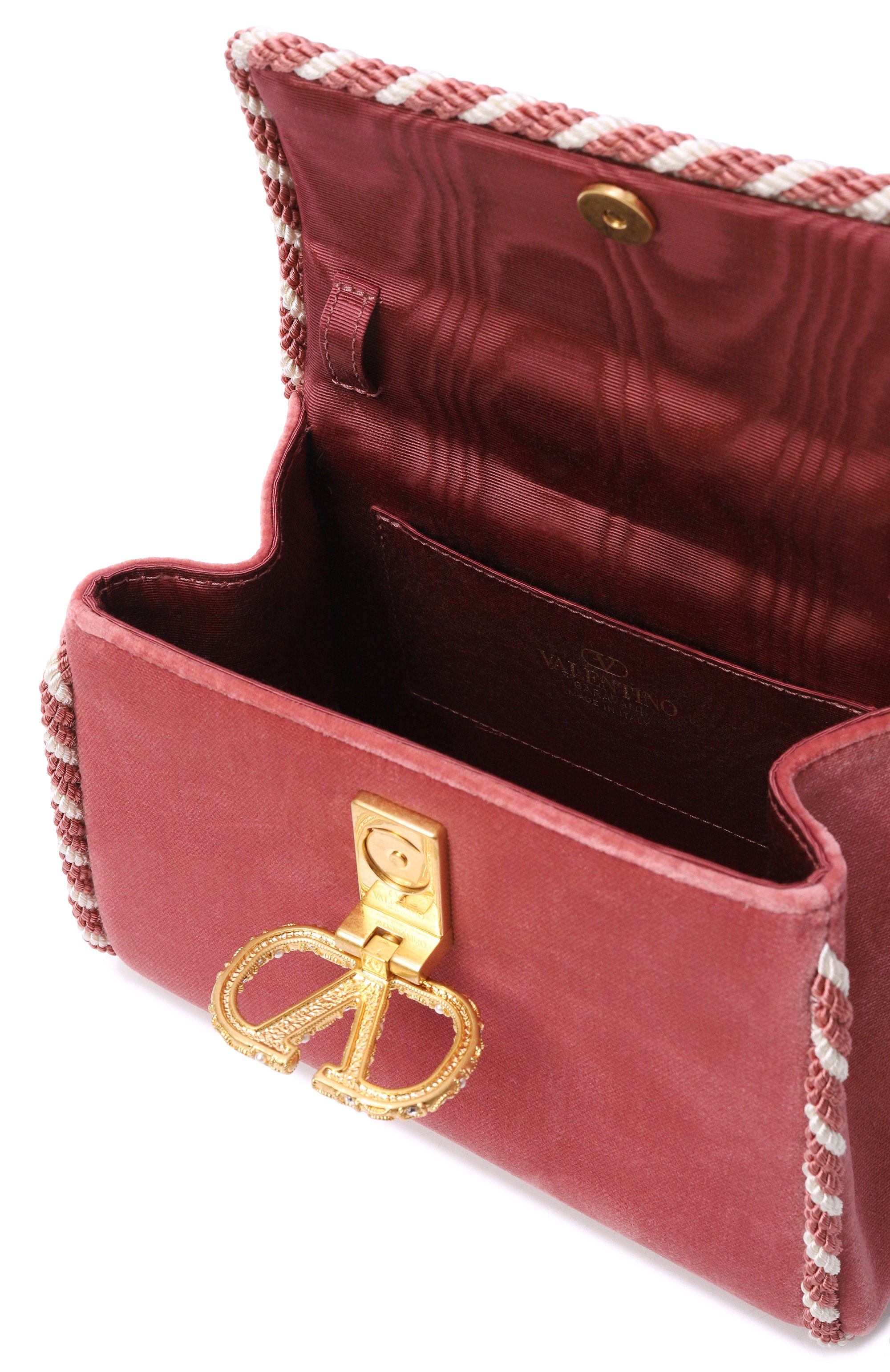 Сумка vsling mini VALENTINO розового цвета по цене 362500 руб., арт. 7W2B0R91/MBN, фото 5 Сумка vsling mini VALENTINO, арт. 7W2B0R91/MBN, фото 5