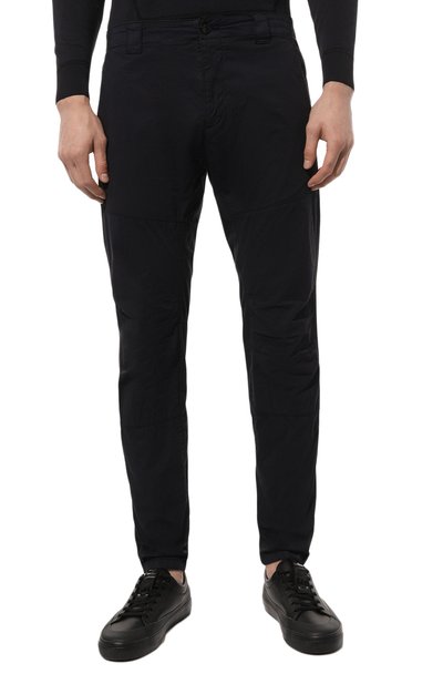 Хлопковые брюки C.P. COMPANY темно-синего цвета по цене 32450 руб., арт. 14CMPA271A-0060260, фото 3 Хлопковые брюки C.P. COMPANY, арт. 14CMPA271A-0060260, фото 3