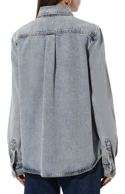 Джинсовая рубашка TOTEME, арт. 243-WRT0330-FB0045, фото 4