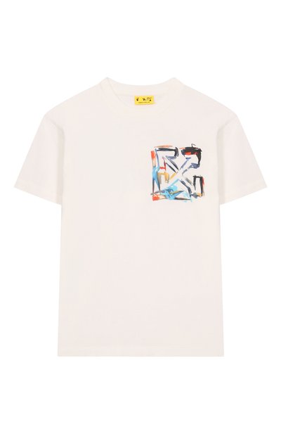 Хлопковая футболка OFF-WHITE, арт. 0BAA002S25JER00C/4-12, фото 1