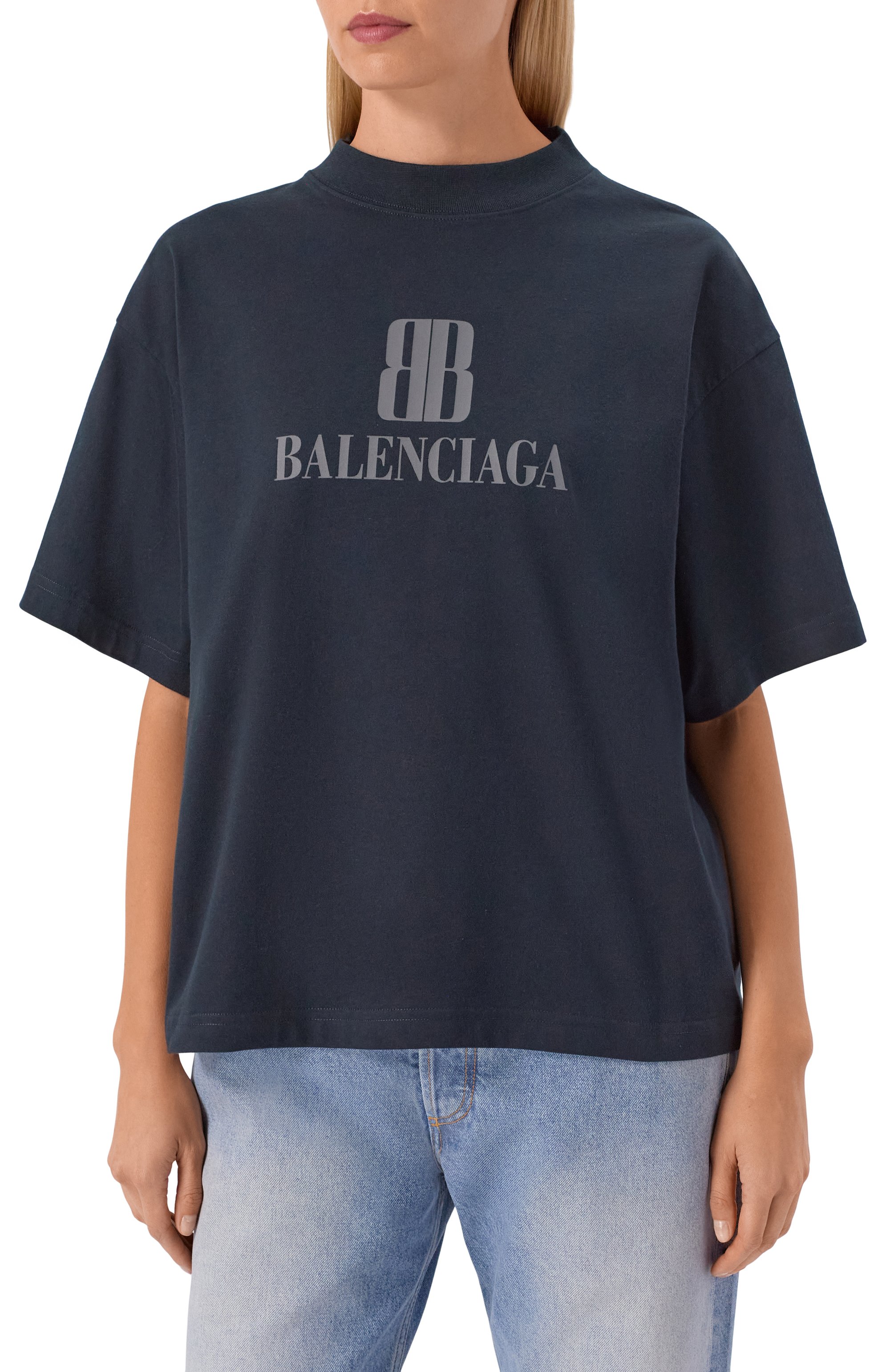 Хлопковая футболка BALENCIAGA, арт. 818431/TSVU4, фото 3