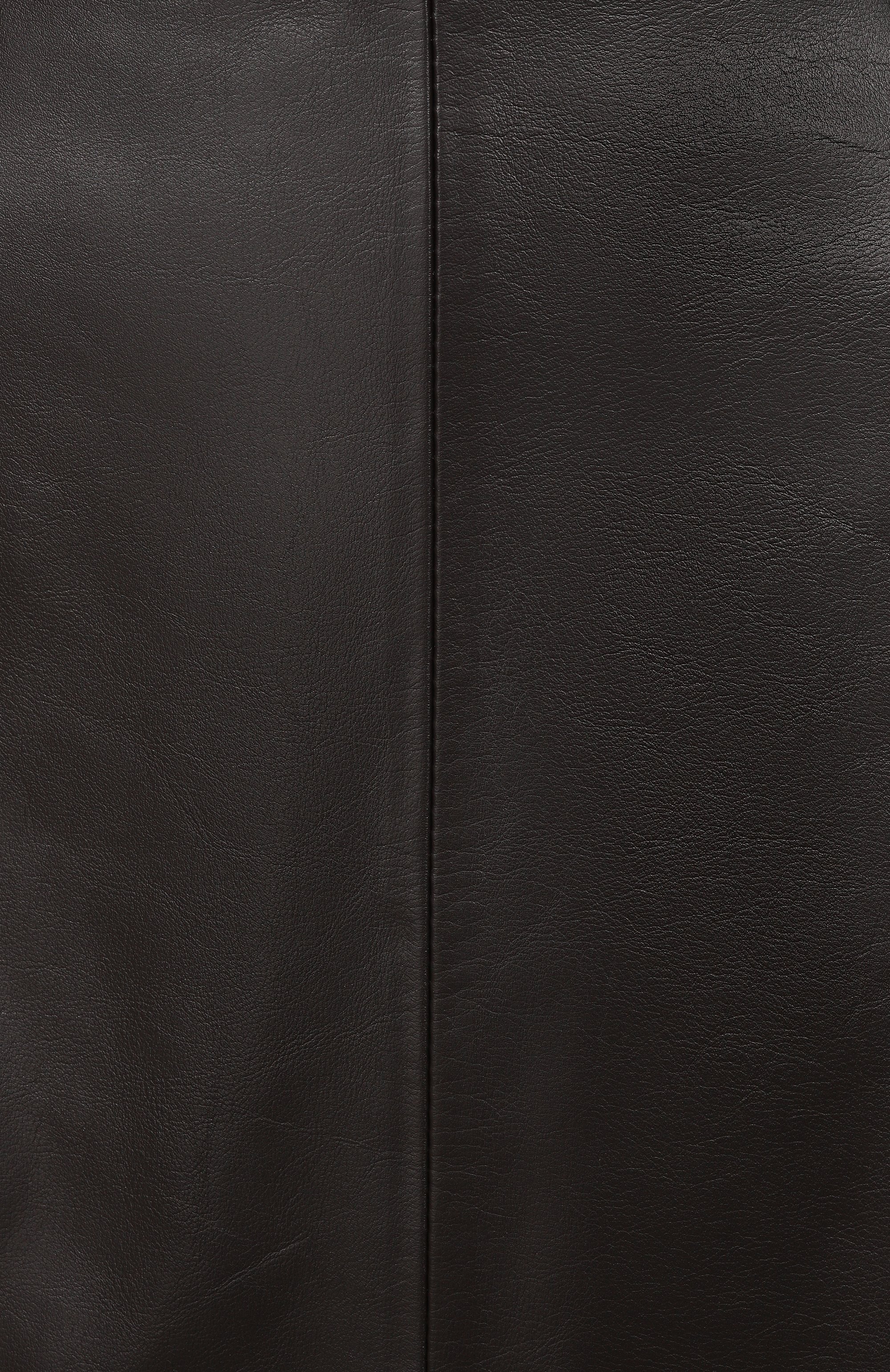 Кожаная юбка NOBLE&BRULEE темно-коричневого цвета по цене 100000 руб., арт. NB74/270125/1, фото 6 Кожаная юбка NOBLE&BRULEE, арт. NB74/270125/1, фото 6