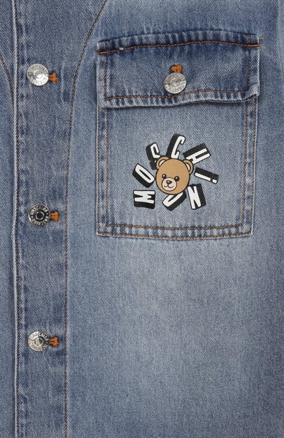 Джинсовая рубашка MOSCHINO, арт. HUC01V/L0E44_001, фото 3
